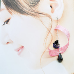 風に舞う花弁[黒] 5枚目の画像