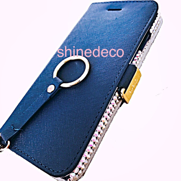 スワロフスキー✴︎デコカバー スマホケース・カバー shinedeco 通販
