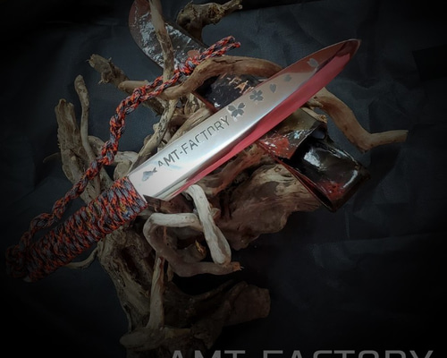 マキリナイフ V金10号全鋼 ロゴ加工に難ありの為、アウトレット価格