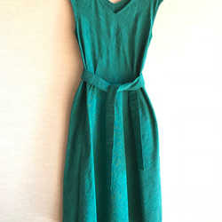 会津木綿ワンピース ワンピース SATOMI 通販 6832812｜Creema(クリーマ)