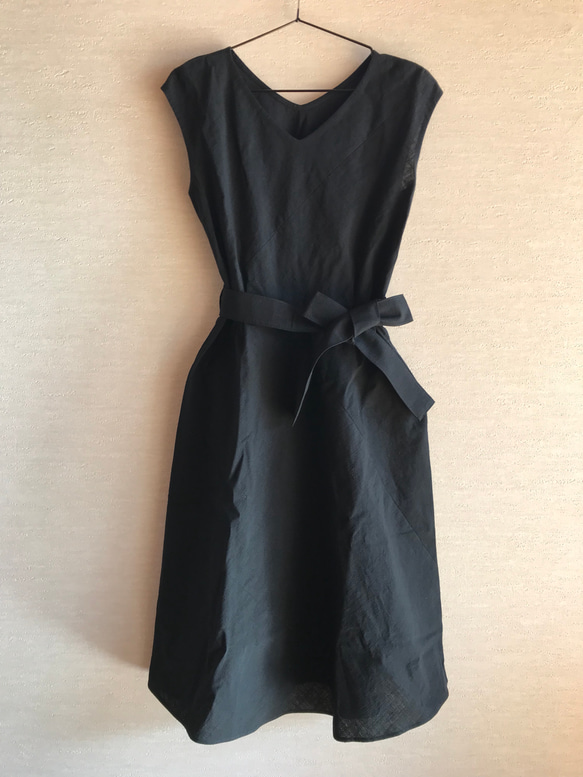 会津木綿ワンピース ワンピース SATOMI 通販 6832886｜Creema(クリーマ