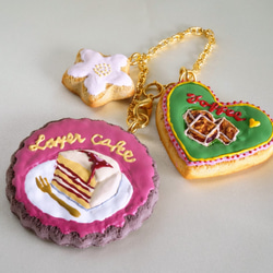 Ryuusa☆クッキー＆シュークリームチャーム☆フェイクスイーツ 0_f834721831d276e74c7da2c3b508