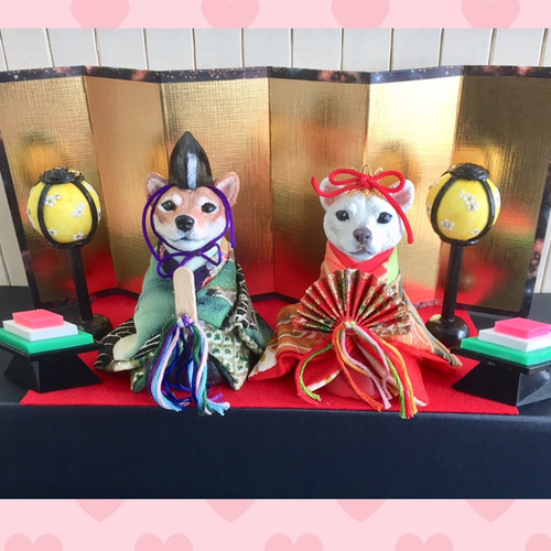 柴犬の雛人形/ひな祭り ひな人形・雛飾り PAPAS 通販 6917253