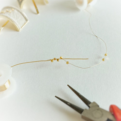 本革♡スエード×ゴールドメタル　  大人のためのポニーフック　秋色　秋カラー 8枚目の画像