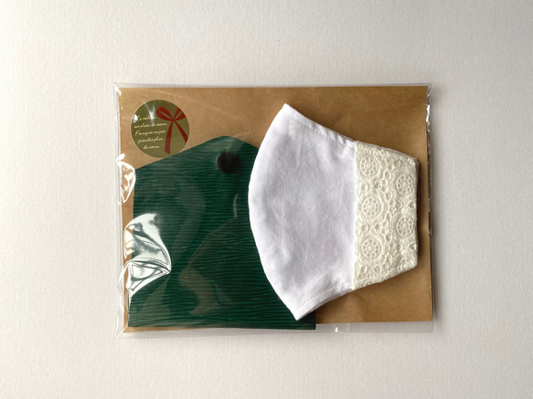 YONE　大人のマスクケース　マスクホルダー　不織布　合皮　革　　夏　マスクカバー　ベージュ　プレゼント　ギフト 8枚目の画像
