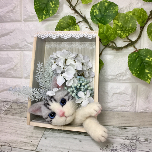 羊毛フェルト ハンドメイド シマエナガ 鳥 置物 愛くるしい