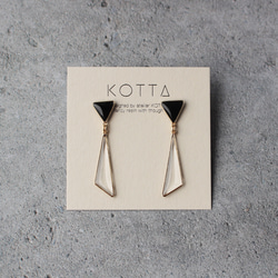 雙三角耳環 第7張的照片