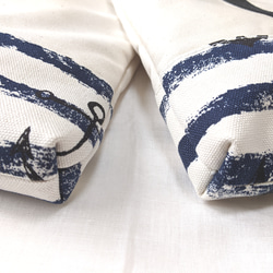 【シンプル】帆布　長く使える!　レッスンバッグ&シューズ袋　キナリ 3枚目の画像