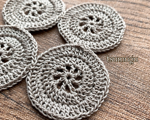 専用★モチーフ★レース編み 楽天市場】【SC-003】サイチカ 一筆書きknit 小花のモチーフ