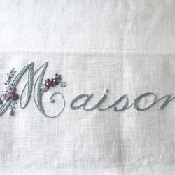 基本のステッチで刺せる　フランス刺繍図案　Maison （フランス語でおうちという意味です） 2枚目の画像