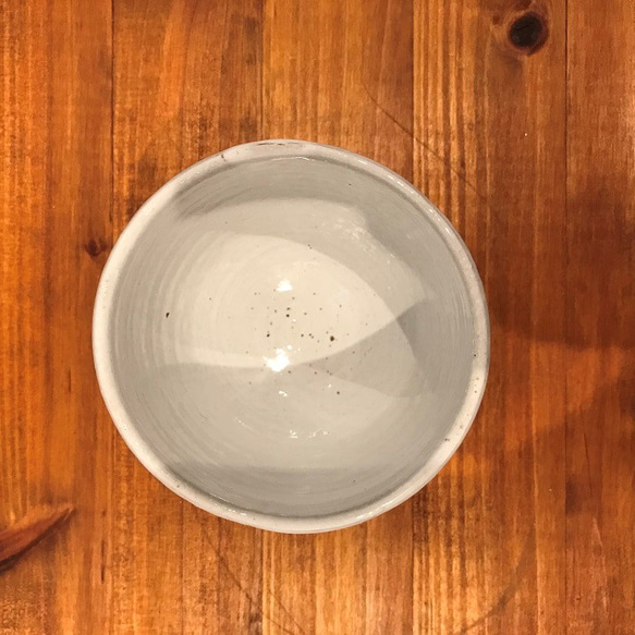 シンプル　白釉薬　湯飲み　小鉢にも 3枚目の画像