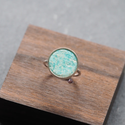 amazonite silver ring 1枚目の画像