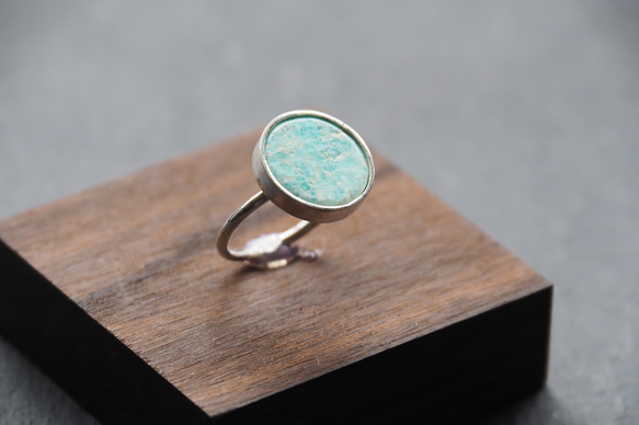 amazonite silver ring 2枚目の画像