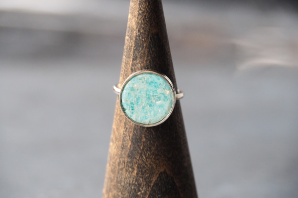 amazonite silver ring 8枚目の画像