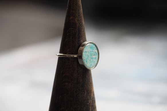 amazonite silver ring 10枚目の画像