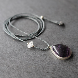 fluorite silver necklace 1枚目の画像