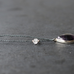 fluorite silver necklace 5枚目の画像