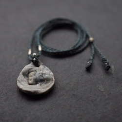 drussy agate macramé necklace 7枚目の画像