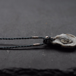 drussy agate macramé necklace 9枚目の画像