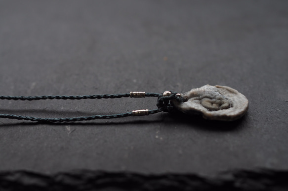 drussy agate macramé necklace 9枚目の画像