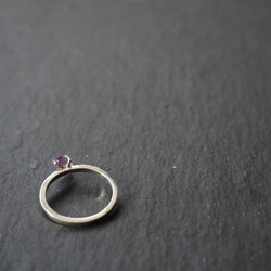 amethyst silver ring (reduce) 10枚目の画像