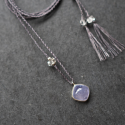 tanzanite silver necklace 1枚目の画像