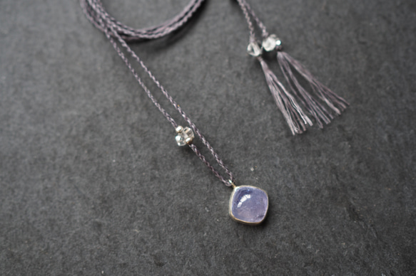 tanzanite silver necklace 1枚目の画像