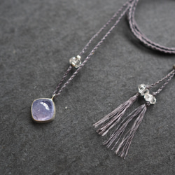 tanzanite silver necklace 3枚目の画像