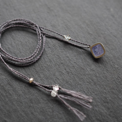 tanzanite silver necklace 8枚目の画像