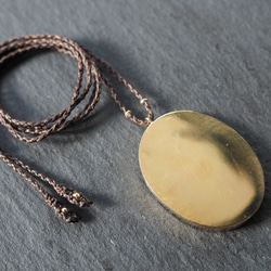 picture jasper brass necklace (desert) 10枚目の画像