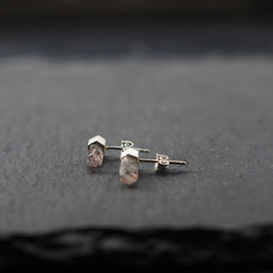 lepidocrocite in quartz silver pierce (asymmetric) 4枚目の画像