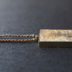 dendrite brass necklace (shade) 9枚目の画像