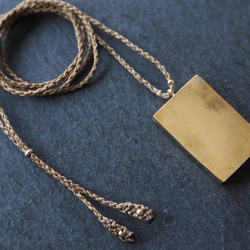 dendrite brass necklace (shade) 10枚目の画像