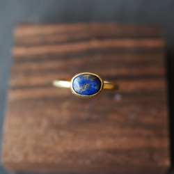 labradorite brass ring (milky way) 1枚目の画像