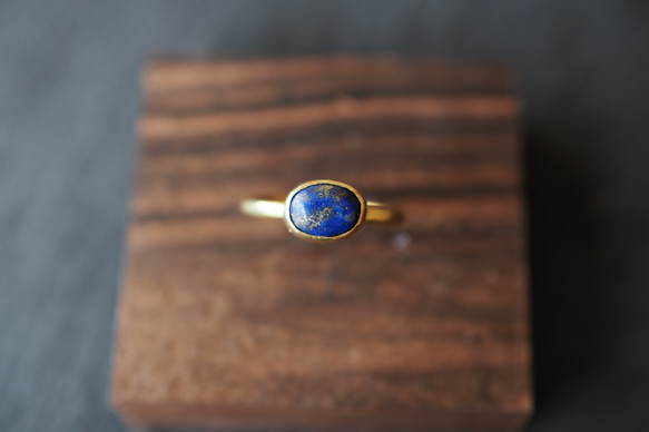 labradorite brass ring (milky way) 1枚目の画像