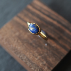 labradorite brass ring (milky way) 2枚目の画像