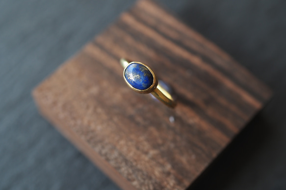 labradorite brass ring (milky way) 2枚目の画像