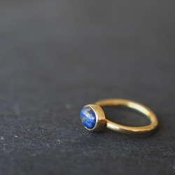 labradorite brass ring (milky way) 9枚目の画像