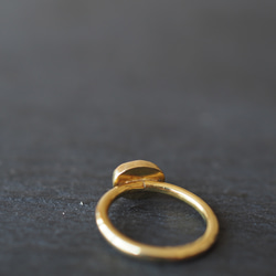 labradorite brass ring (milky way) 10枚目の画像