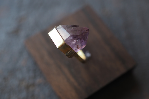 amethyst brass ring (range) 2枚目の画像