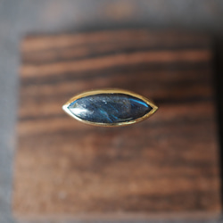 labradorite brass ring (nigella) 1枚目の画像