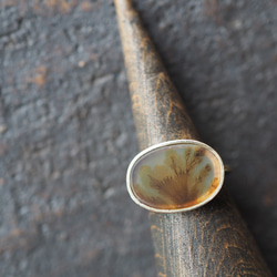 dendritic agate brass ring (watercolor) 7枚目の画像