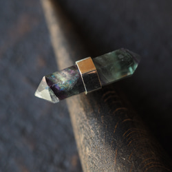 fluorite silver ring (lying down) 7枚目の画像