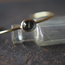 rutile quartz brass bangle (nebula) 4枚目の画像