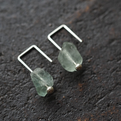 fluorite silver pierce 2枚目の画像