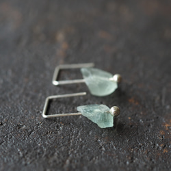 fluorite silver pierce 6枚目の画像