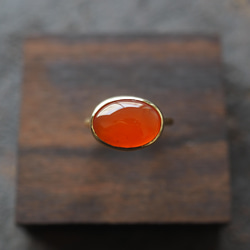 carnelian brass ring (antares) 1枚目の画像