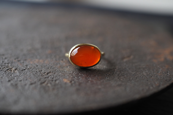 carnelian brass ring (antares) 4枚目の画像