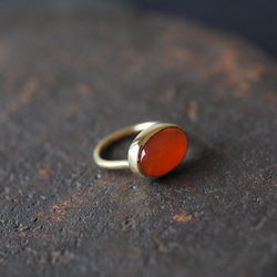 carnelian brass ring (antares) 6枚目の画像