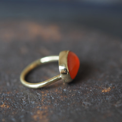 carnelian brass ring (antares) 9枚目の画像